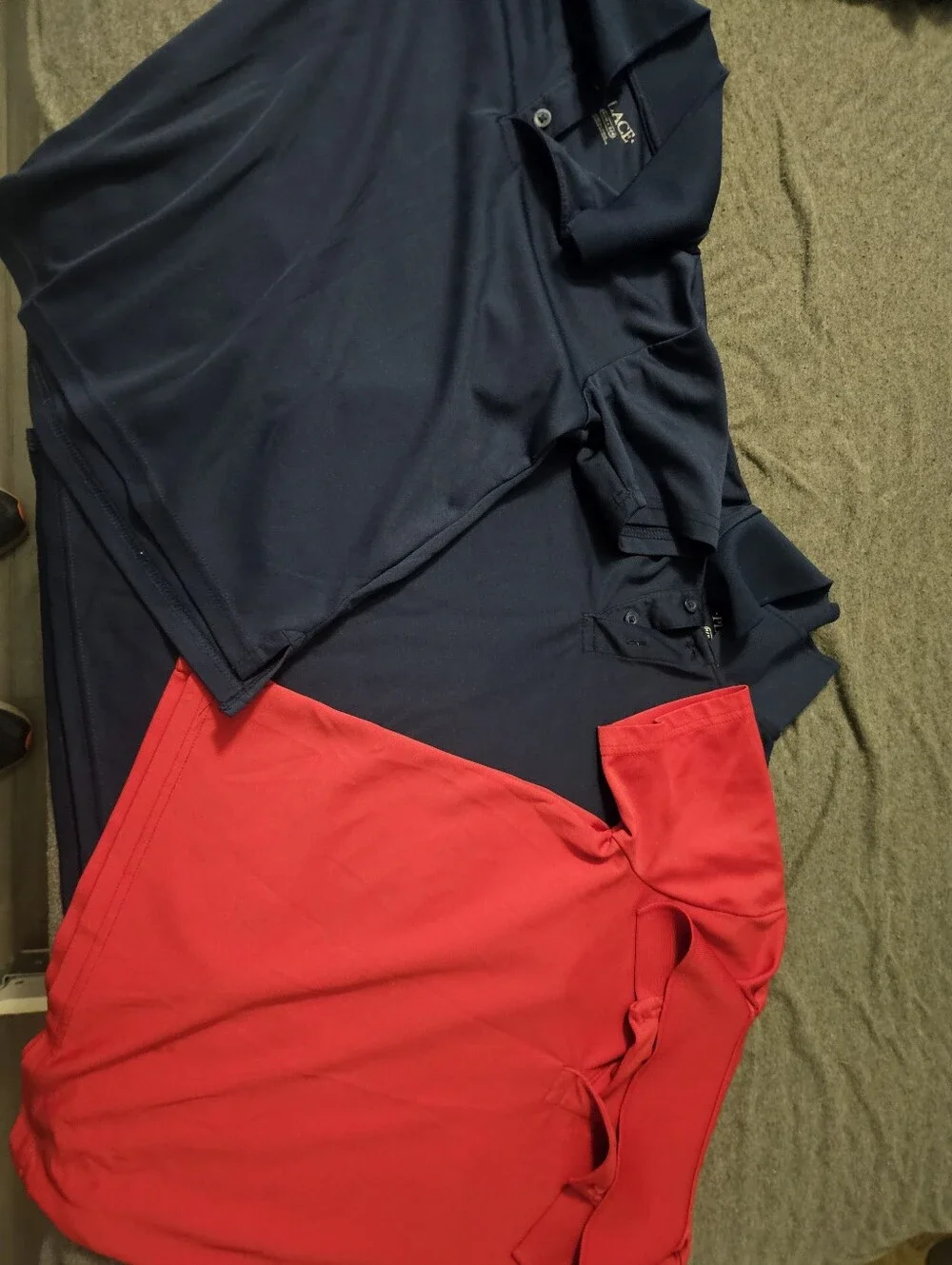 The Children's Place Navy & Red Polo Shirts - Boys School Uniform Set